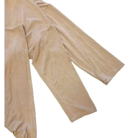 Michael Kors Tan Long Sleeve Top Shirt Size Small - Picture 5 of 8